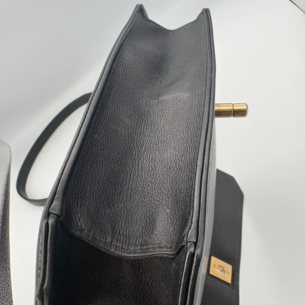 CHANEL Quilted Diamond Flap Calfskin 3 Ring Crossbody 2017 Collection Act 1